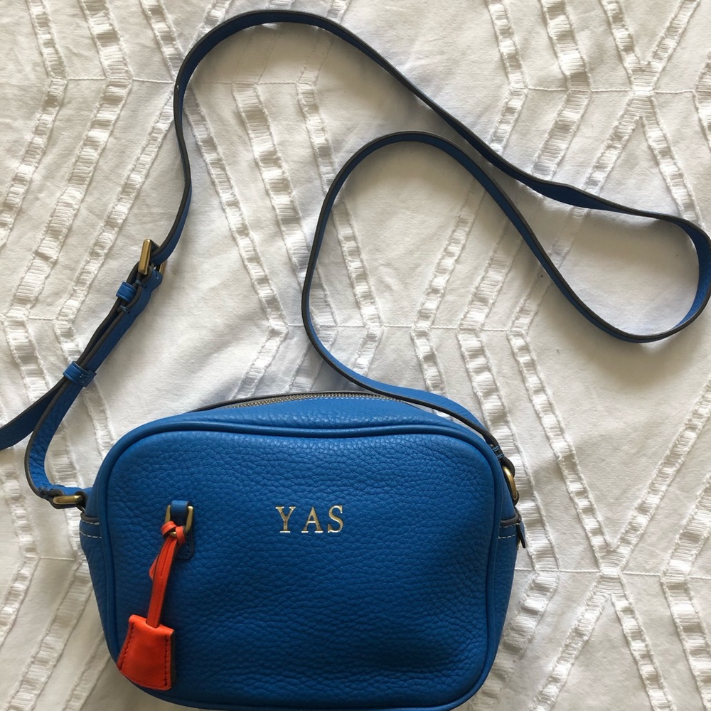 J Crew Signet Personalized Crossbody Bag